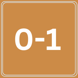 orange square with white text that reads O-1
