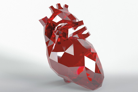 Ruby heart