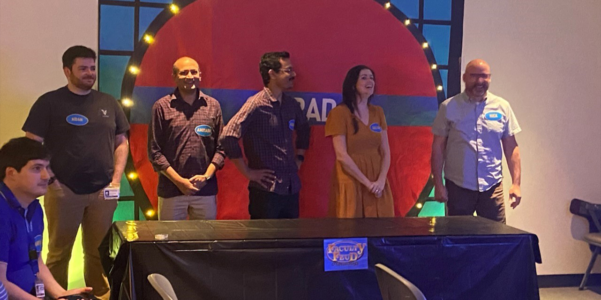 Faculty Feud participants