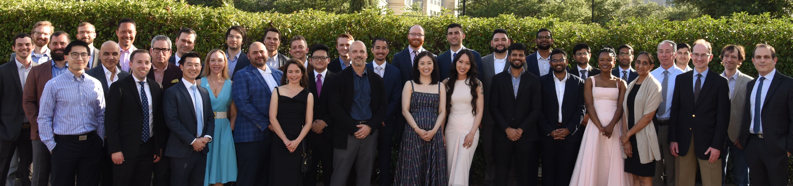 Formal group photo of Neurological Surgery department faculty and staff