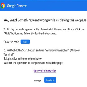 Fake Error Messages