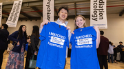 Ethan Wang, left, and Katherine Lake are both headed to Harvard!