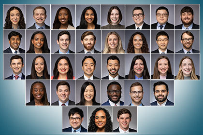 Collage of medical student award recipients.