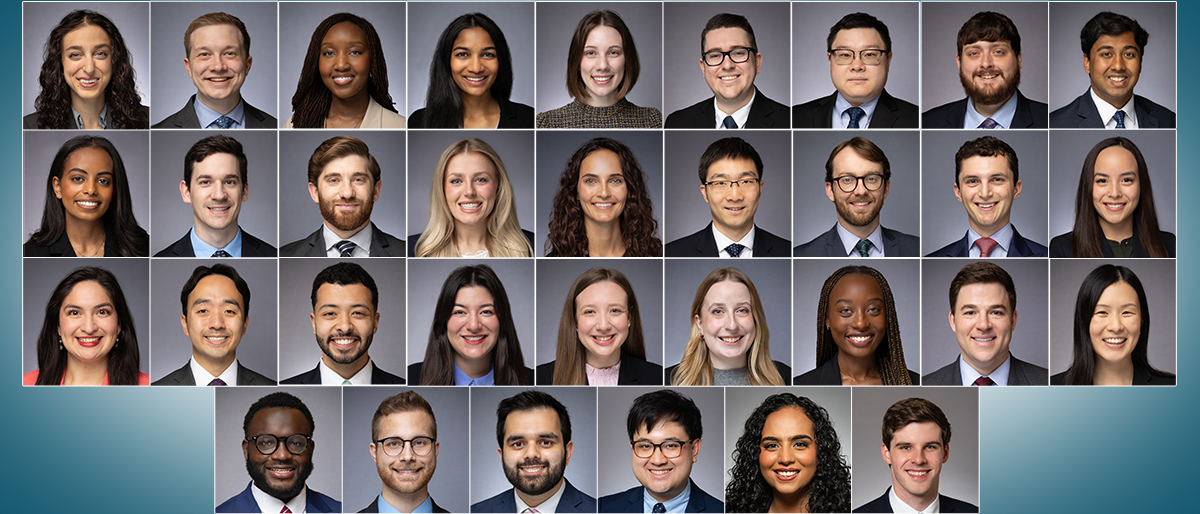 Collage of medical student award recipients.