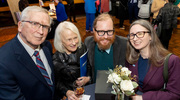 Dr. Kitchell and family. From left are her father, Dr. Michael Kitchell, mother Mary Kitchell, husband Dr. Ryan Holliman, and Dr Kitchell.