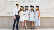 From left: Aundree Hermawan, M.D., Jorena Lim, M.D., Annie He, M.D., Elizabeth Shi, M.D., and Marilyn Lu, M.D., came portrait-ready.