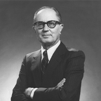 black and white image of man
