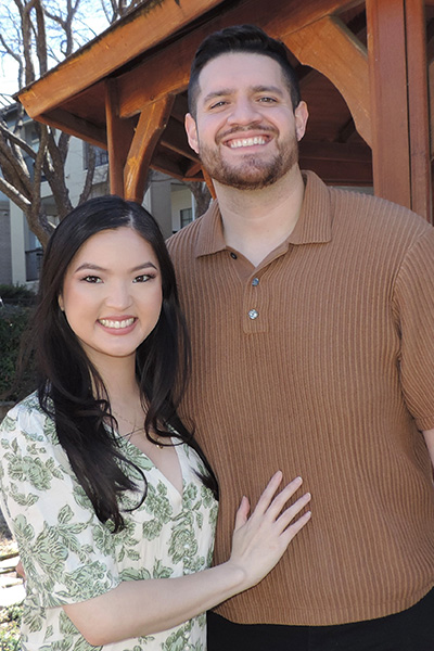 Meaghan Lee and Pedro Pinales