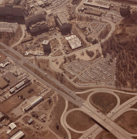 Aerial View of UT Southwestern Campus, 1972