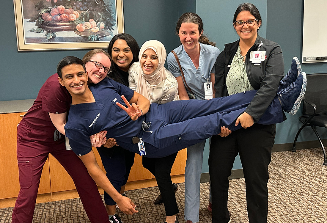 Welcome to our 2023-2024 fellows Welcome to our 2023-2024 fellows, Drs. Shanup Dalal, Caitlin Creel, Raaga Vemula Bean, Vidhi Makanji, Sarah Zamamiri, Rachel Naramore and Vidhi Makanji