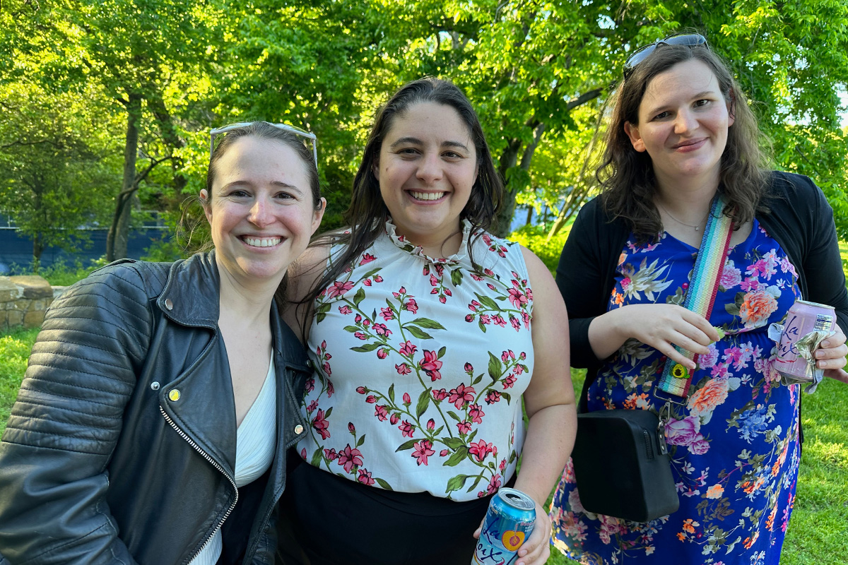 Drs. Radosta, Jacobs and Frederick in an outdoor setting