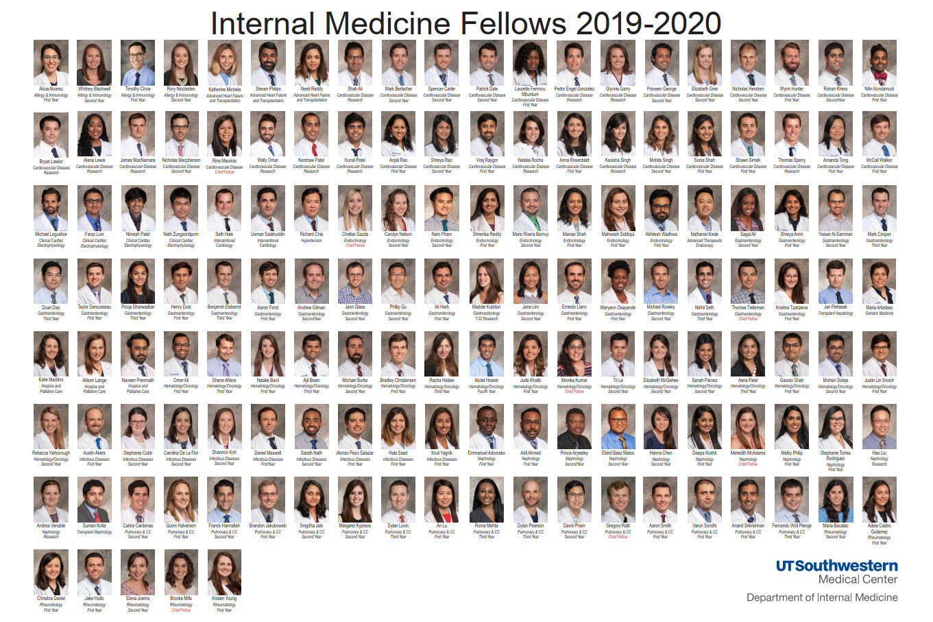Composite of 2019-2020 Fellows, Opens to enlarged image