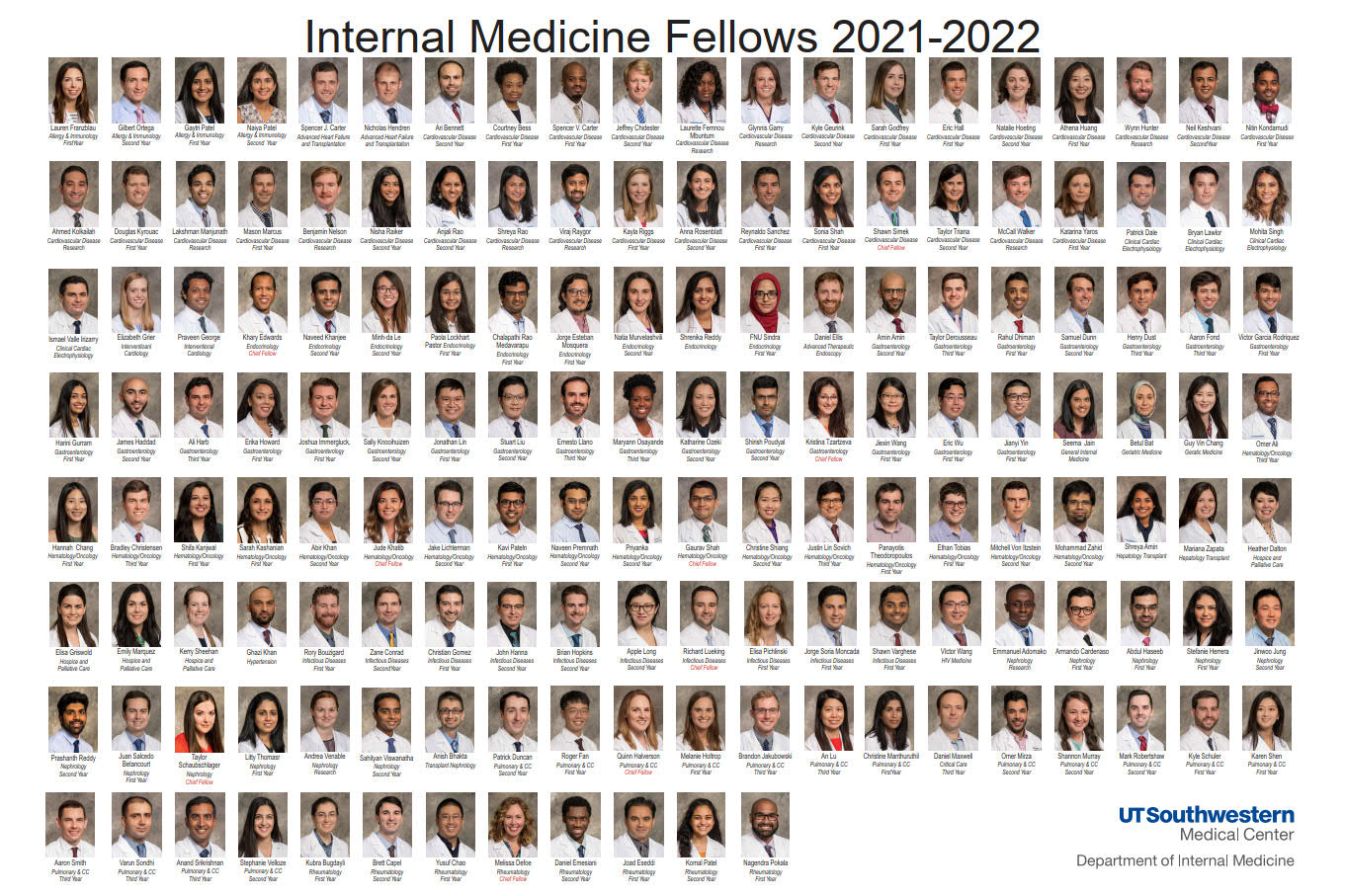 Composite of 2021-2022 Fellows, Opens to enlarged image