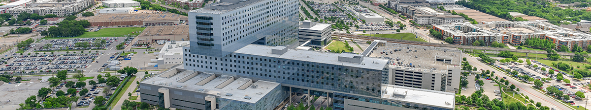 aeriel view of parkland hospital