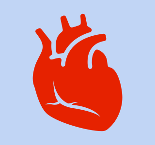 Animation of EKG over a red heart