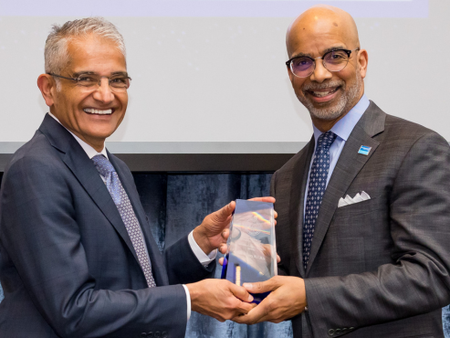 Drs. Salahuddin Kazi and Clyde Yancy