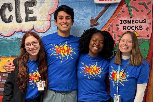 four KiPOW! students