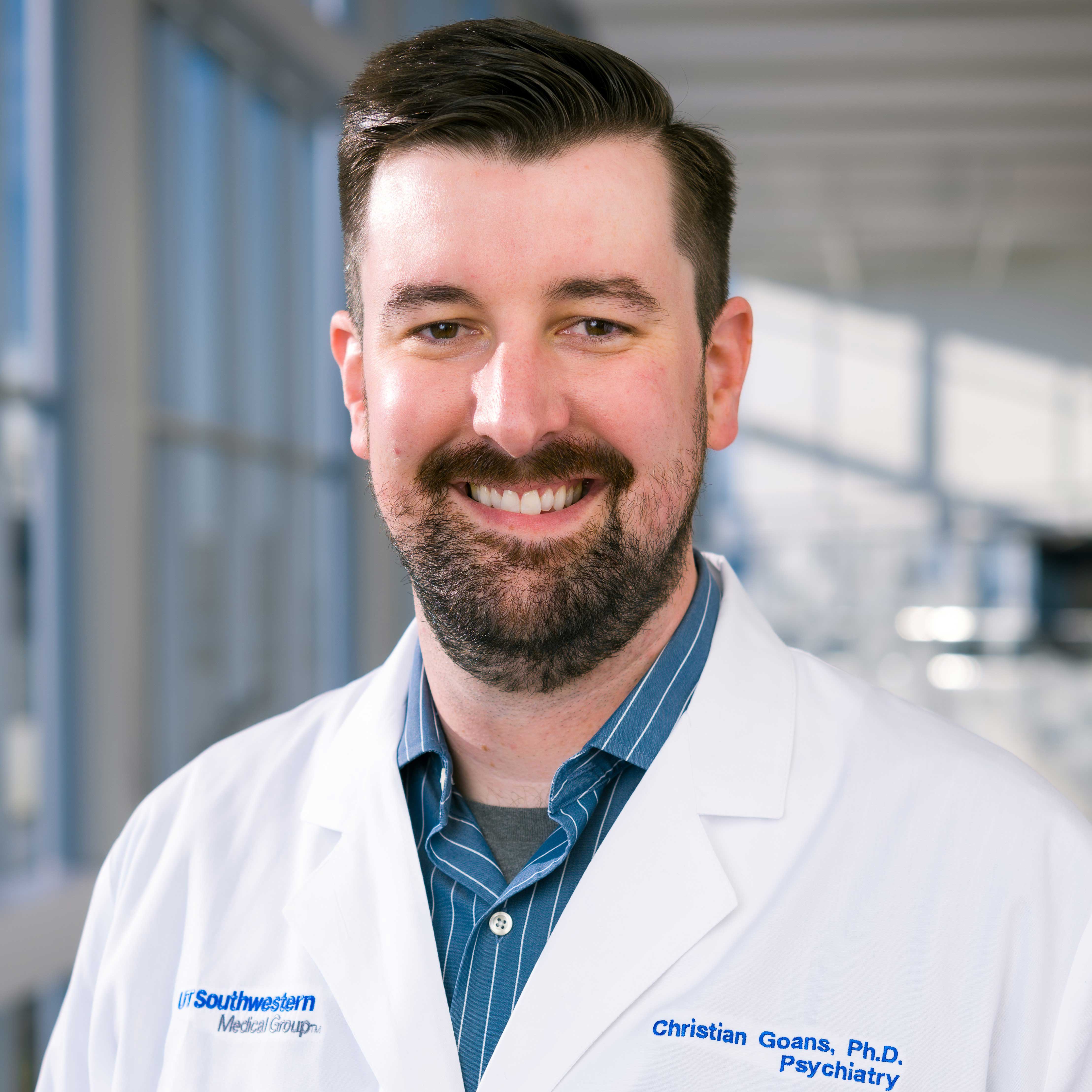 Headshot of Christian Goans, Ph.D.