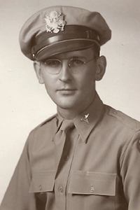 Frederick Bonte Frederick Bonte in army uniform