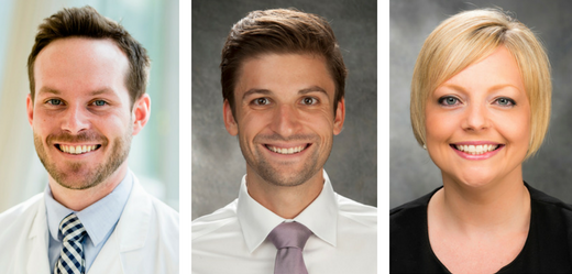 Radiology Residency Leaders Jeremy Hall, Aleks Sorra and Jesse Conyers