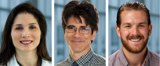 Radiology Residency Leaders Paola Matheus, Bo Still, and Trent Bacum