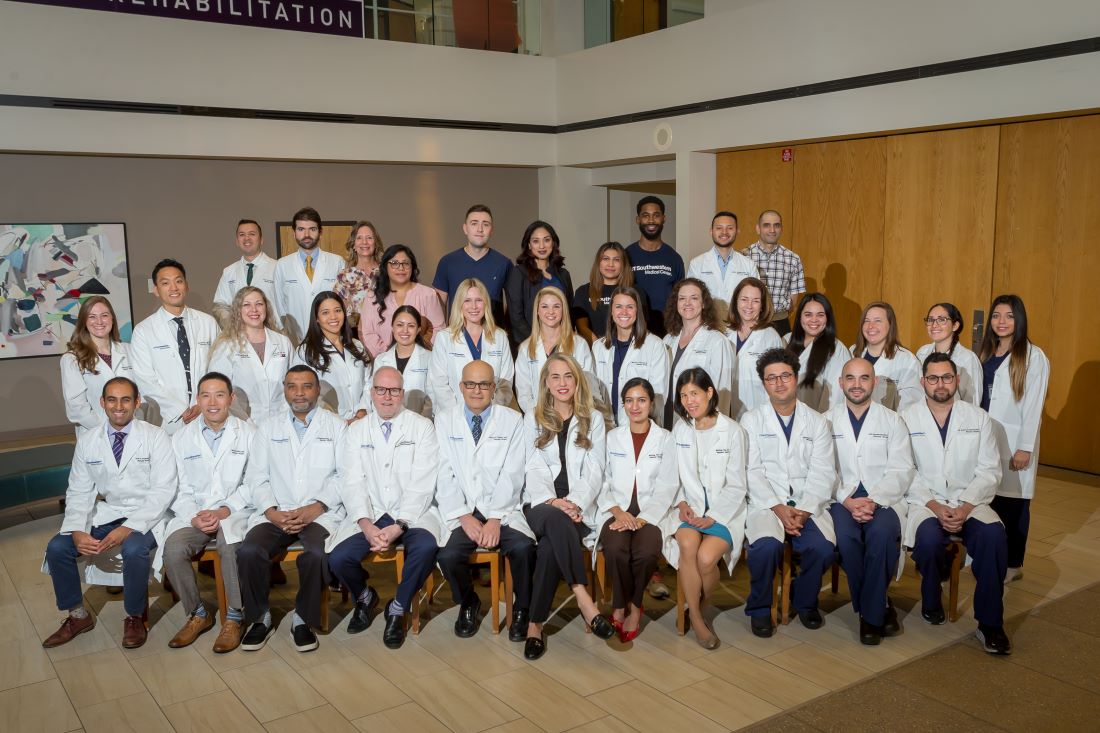 Portrait of vascular division team