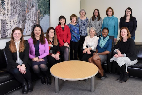WISMAC members- group of women standing after event