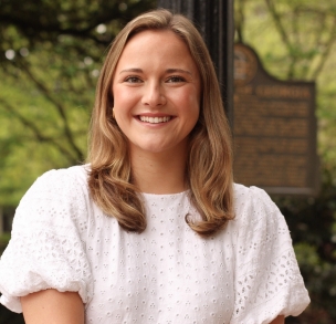 Smiling woman with
