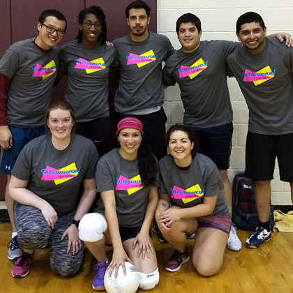 Intramural volleyball champs. Volleyball champs