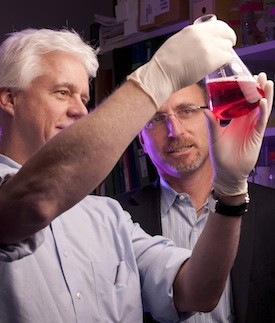 (l-r) Drs. Eric Olson and Jay Schneider Drs. Eric Olson and Jay Schneider