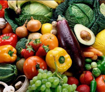 a photo of mixed fruits and vegetables