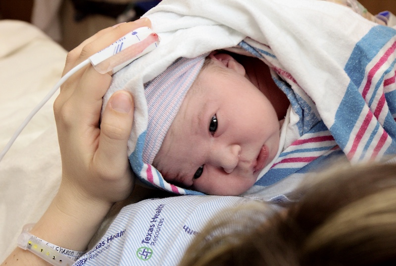 Dr. Dauer Zoe Allen as a newborn