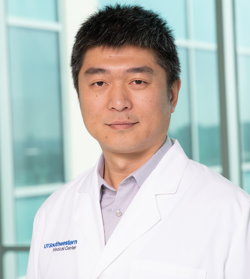 Jun Wu, Ph.D. A man with black hair