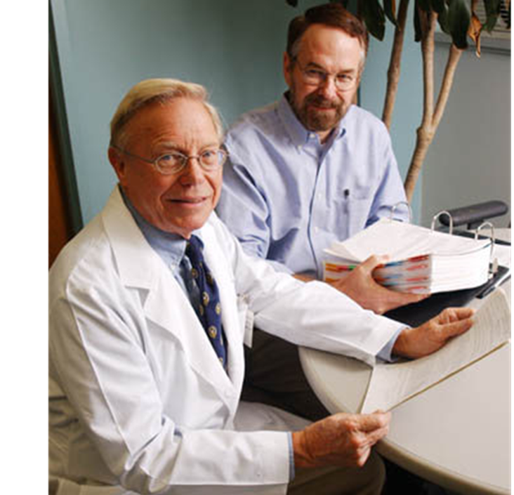 Dr. Mitchell with Dr. James Stull