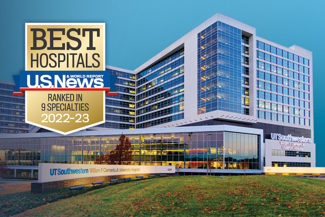 UT Southwestern once again ranked No. 1 hospital