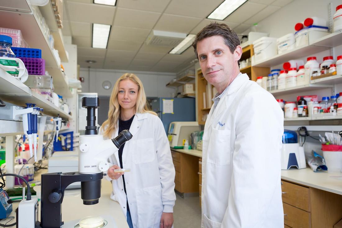 (l-r) Abigail Watterson and Peter Douglas, Ph.D.