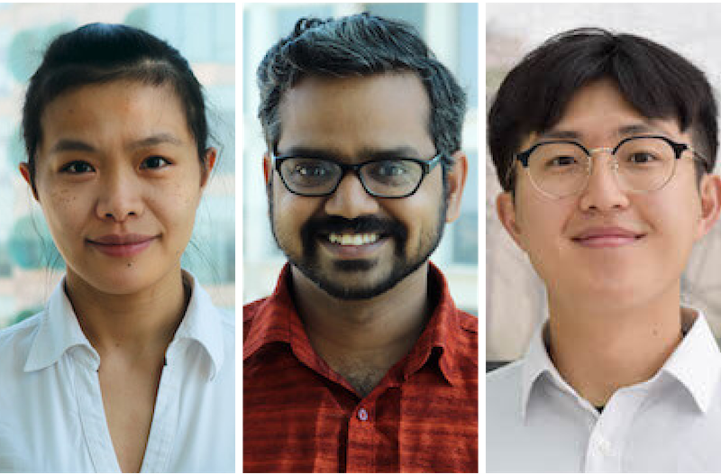 Co-first authors on the study