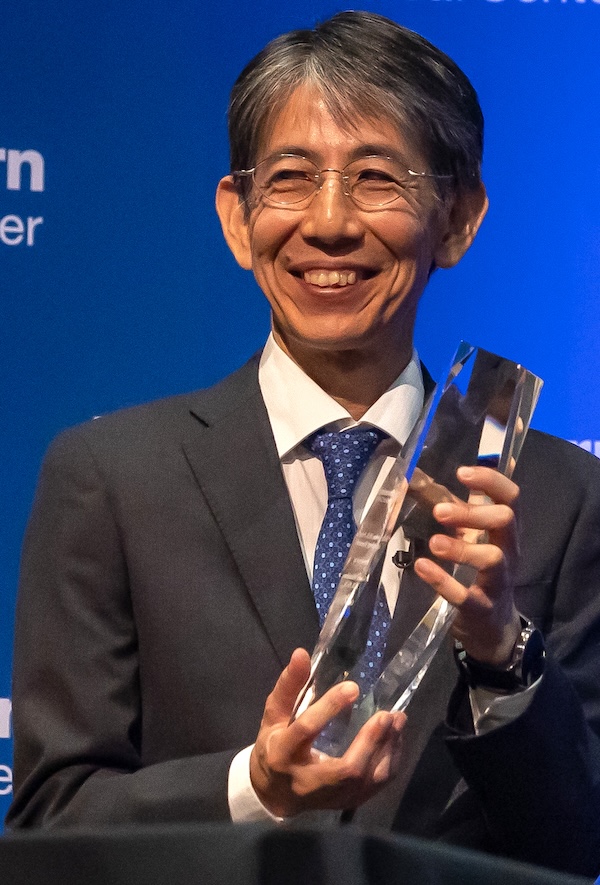 Noboru Mizushima, M.D., Ph.D. accepting Levine Prize in 2023