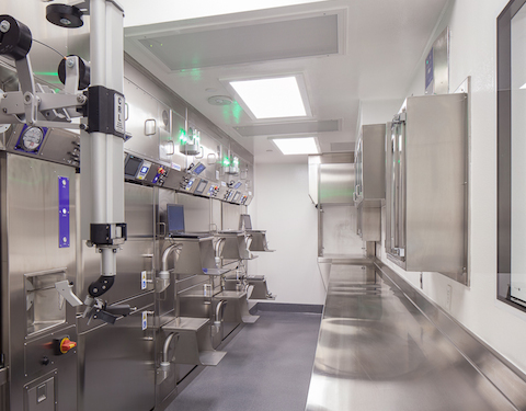 Hot cells for synthesizing radiolabeled PET tracers Clinical Production Lab