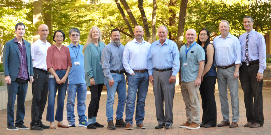 L to R: Jonathan Cohen, Ph.D.; Jeffrey McDonald, Ph.D.; Xiaorong Fu, Ph.D.; Guosheng Liang, Ph.D.; Joyce Repa, Ph.D.; Jeffrey Browning, M.D.; Shawn Burgess, Ph.D.; Jay Horton, M.D.; Joel Elmquist, D.V.M., Ph.D.; Syann Lee, Ph.D.; Philipp Scherer, Ph.D.; Jeffrey Zigman, M.D., Ph.D.