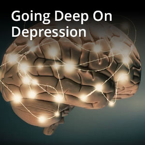 Brain with lights